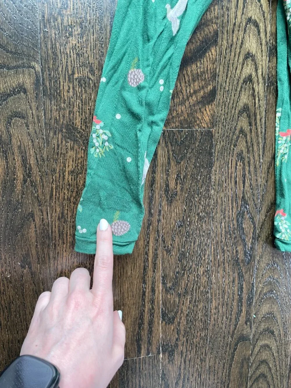 Kyte BABY Long Sleeve Holiday Christmas Pajama Set in Mistletoe 18-24M